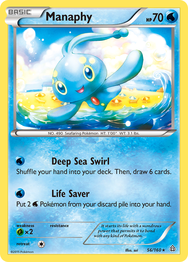 Primal Clash Holo Manaphy #56/160